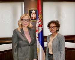 Министарка Поповић са специјалним известиоцем Ирен Кан