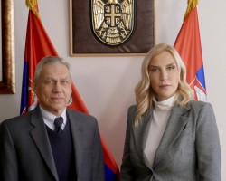 Ministarka Popović sa ambasadorom Bocan-Harčenkom