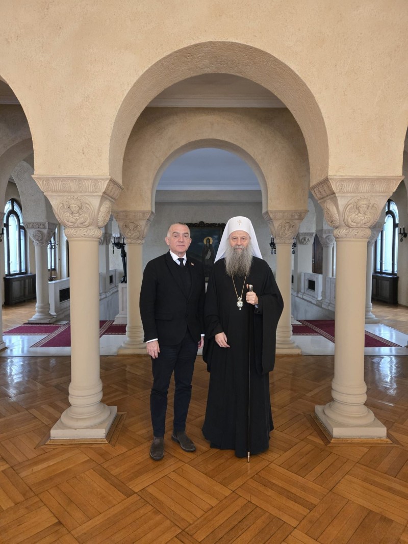 Ministar Nenad Vujić posetio Patrijarha srpskog gospodina Porfirija