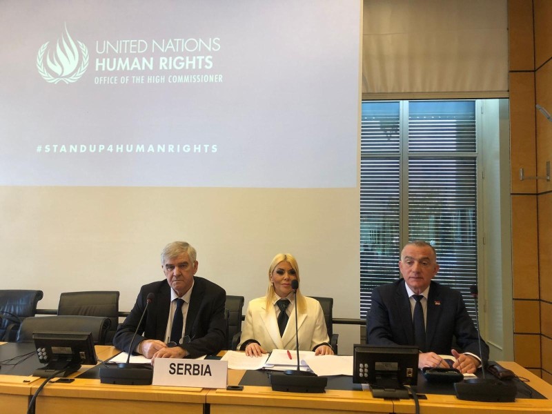 MINISTAR PRAVDE NA ZASEDANJU KOMITETA ZA UKIDANJE RASNE DISKRIMINACIJE UJEDINJENIH NACIJA