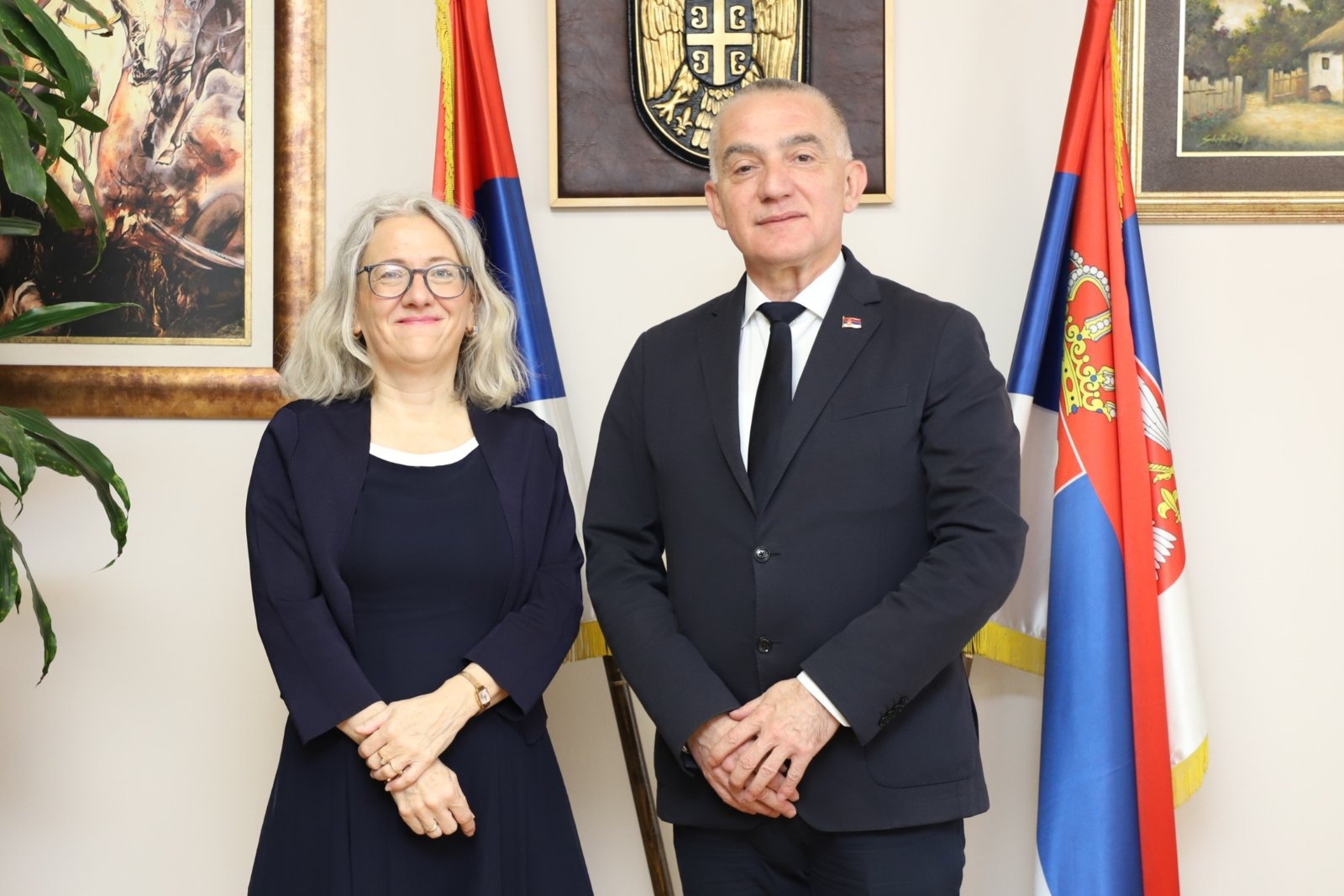 MINISTAR PRAVDE RAZGOVARAO SA AMBASADORKOM &Scaron;VAJCARSKE U SRBIJI